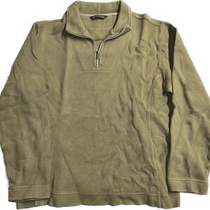 Tommy Bahama Quarter Zip Pullover Tan Men’s‎ Size Medium